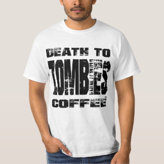 Tod zum Zombie-Kaffee T-Shirt