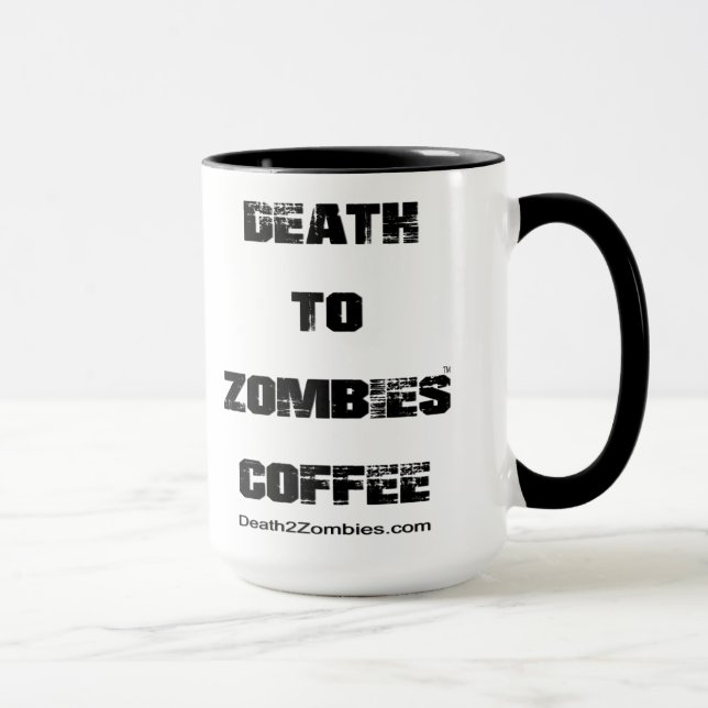 Tod zum Zombie-Kaffee Tasse (Rechts)