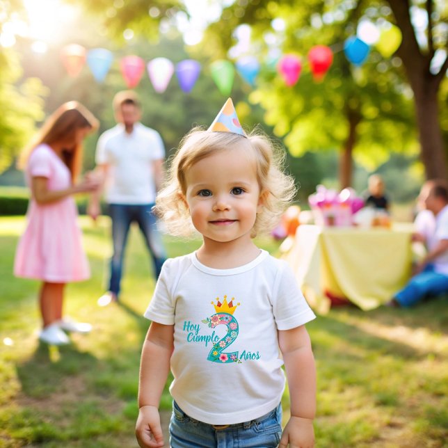 Today is my birthday baby t-shirt (Hoy es mi cumpleaños)