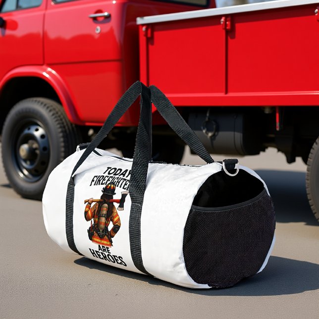 Today's Firefighters Are Heroes Duffle Bag (Von Creator hochgeladen)