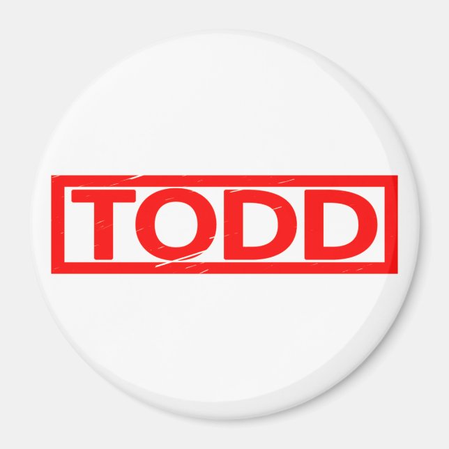 Todd-Briefmarke Magnet (Vorne)