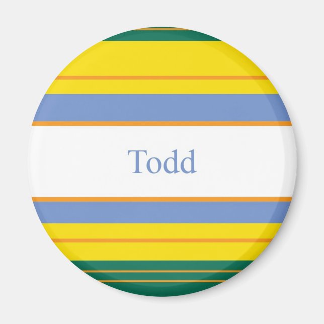 Todd Classic Streifen Magnet (Vorne)