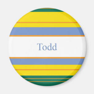 Todd-Klassiker-Streifen Magnet