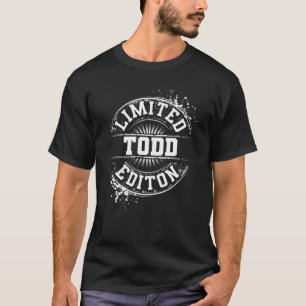 TODD Limited Edition Funny Personalisiert Name Jok T-Shirt