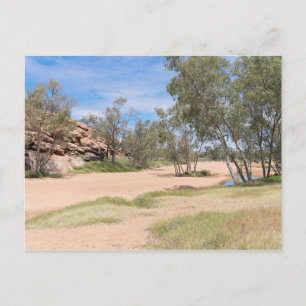 Todd River Basin Nähe von Alice Springs Postkarte