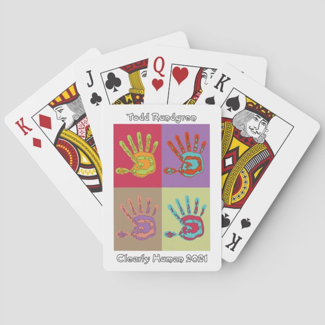Todd Rundgren eindeutig menschliche Karten Spielkarten (Rückseite)