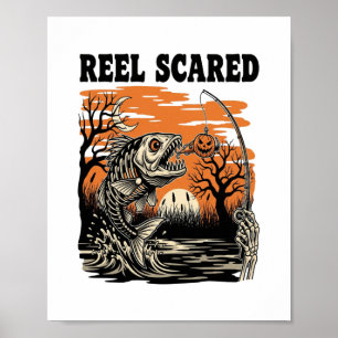 Toddler-Angeln Halloween Poster