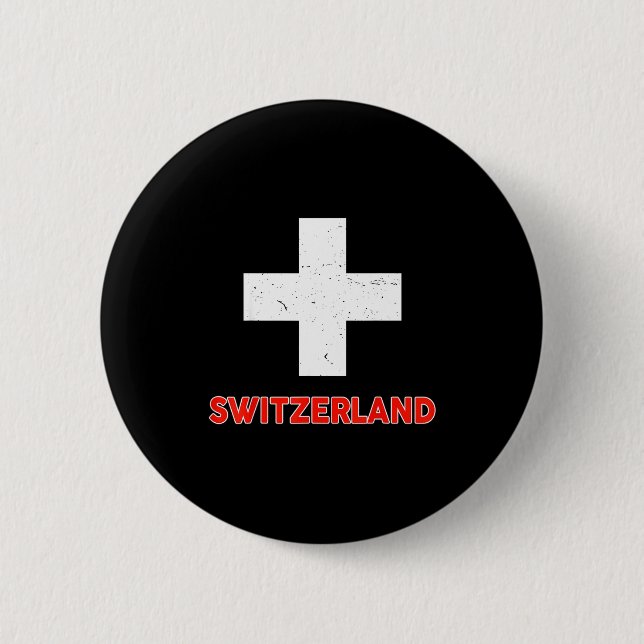 Toddler Swiss-shirt Switzerland Flag Baby Kids Boy Button (Vorderseite)