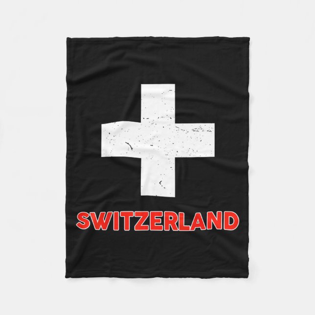 Toddler Swiss-shirt Switzerland Flag Baby Kids Boy Fleecedecke (Vorderseite)