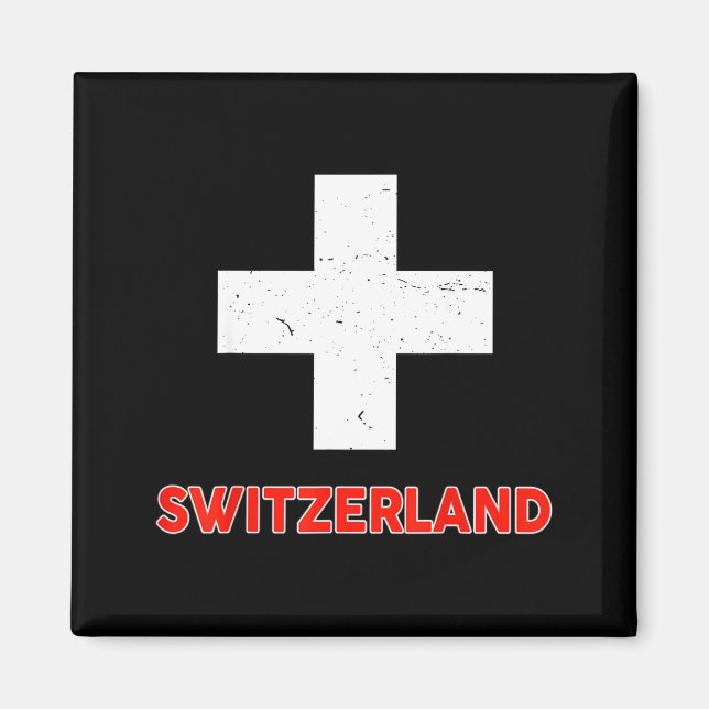 Toddler Swiss-shirt Switzerland Flag Baby Kids Boy Magnet (Vorne)