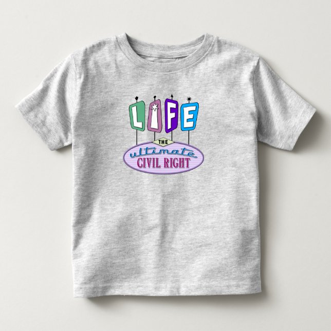 Toddler t-shirt with a retro design. (Vorderseite)