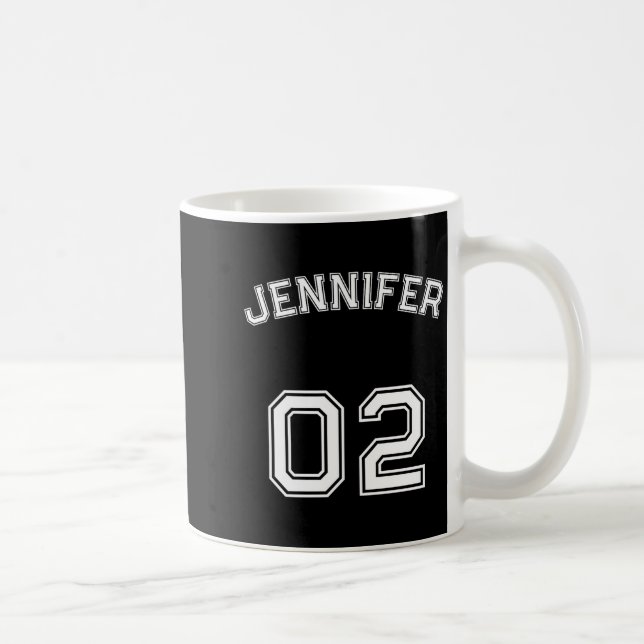 Toddler Teen Girl Name Jersey Number Nk Srts  Kaffeetasse (Rechts)