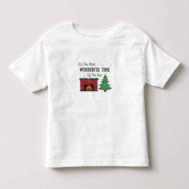 Toddler Wunderbarste Zeit des Jahres Shirt (Vorderseite)