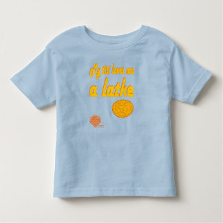 Toddlers' Hanukkah Shirt - "Titi loves me a latke"