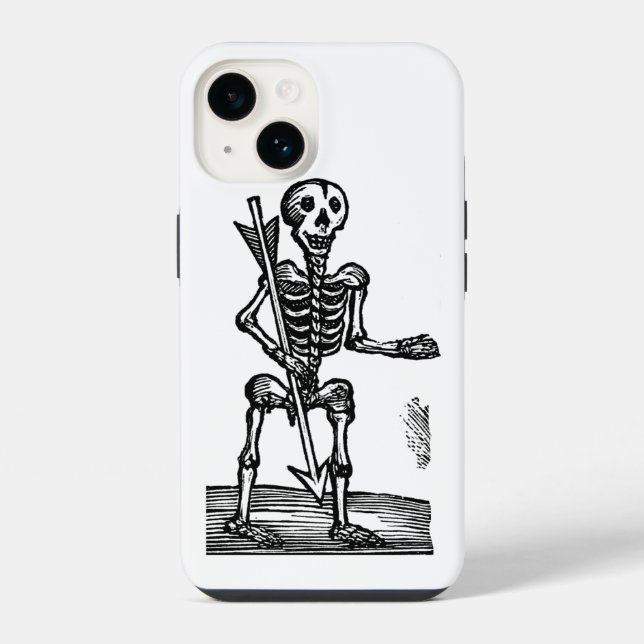 Todes Skelett iPhone Hülle (Rückseite)
