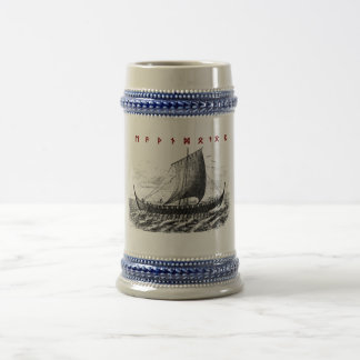 Todes- und Ehrenrunic Stein Bierglas