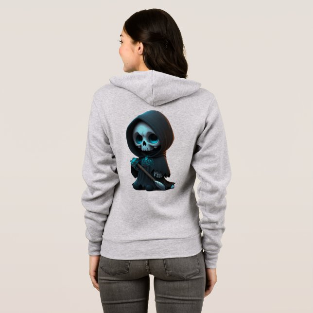 TODESCARTOON HOODIE (Schwarz voll)