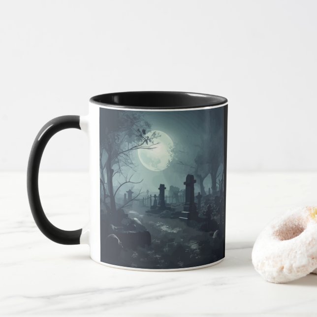 Todesdomäne: Ein unheimlicher Friedhof Tasse (Mit Donut)