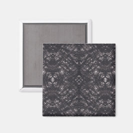 Todesdunkle Schwarze Abstrakte Aquarellkunst Magnet