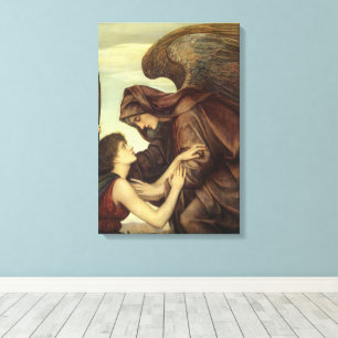 Todesengel von Evelyn De Morgan Leinwanddruck