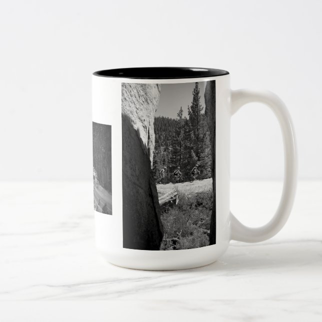 "Todesfahrt" durch die Alpen Zweifarbige Tasse (Rechts)