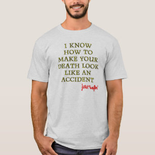 Todesfall durch Unfall Lustiges T-Shirt