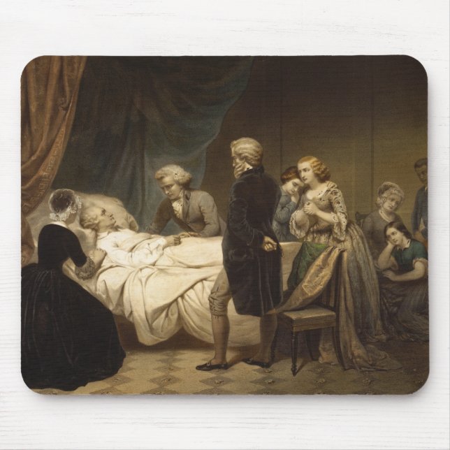 Todesfall von George Washington-Mauspad Mousepad (Vorne)