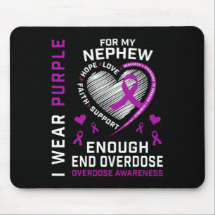 Todesfälle Durch Überdosen Beenden Awareness-Shirt Mousepad
