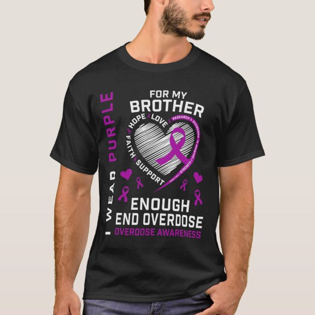 Todesfälle Durch Überdosen Beenden T-Shirt Genug L (Vorderseite)