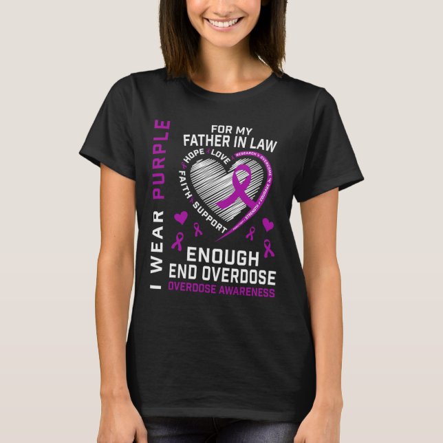 Todesfälle Durch Überdosen Beenden T-Shirt Mit Lil (Vorderseite)
