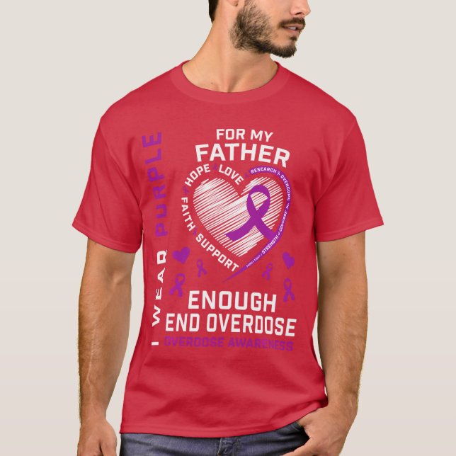 Todesfälle Durch Überdosis Beenden Awareness-Shirt T-Shirt (Vorderseite)