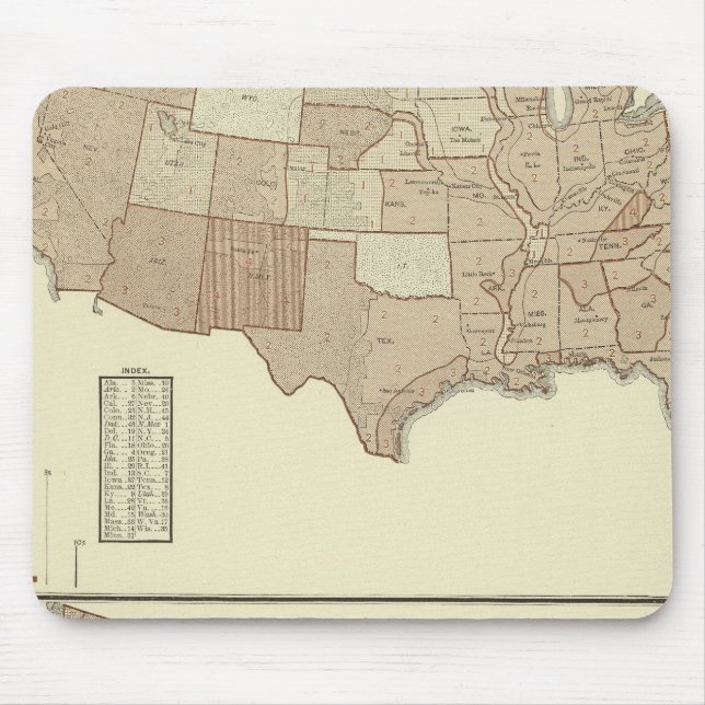 Todesfälle, Keuchhusten, Masern Mousepad (Vorne)