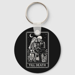 Todesfallskelett-Paar Tarot Gothic Hochzeit Schlüsselanhänger