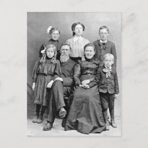 Todesfoto aus der viktorianischen Ära Postkarte