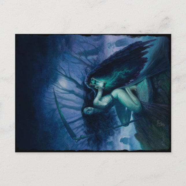 Todesgel Postkarte (Vorderseite)