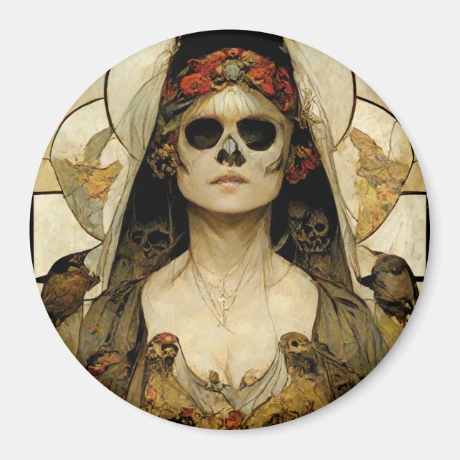 Todesgotische Horror Magnet (Vorne)