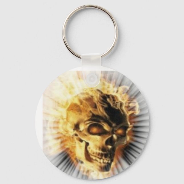 Todeskopf Schlüsselanhänger (Vorderseite)