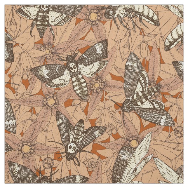 Todeskopfrost Stoff (Muster)