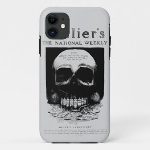 Todeslabor Totenkopf Vintage Anzeigen iPhone Hülle