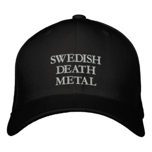 TODESMETAL BESTICKTE KAPPE