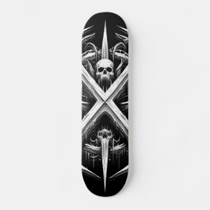 Todesmetall-Kopfbanger - Schwermetalle Skateboard