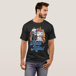 TodesmetallEinhorn-Regenbogen T-Shirt