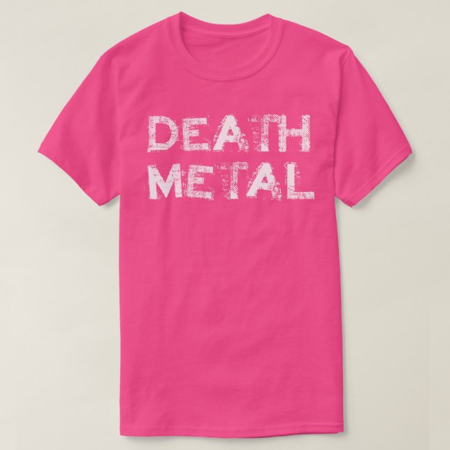 Todesmetalletikett T-Shirt (Design vorne)