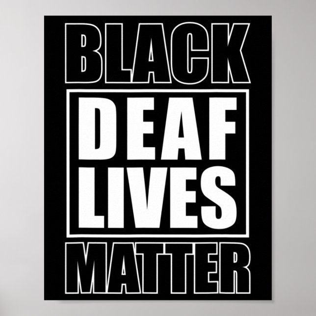 Todesopfer-Leben Problem Deaf-mute Poster (Vorne)