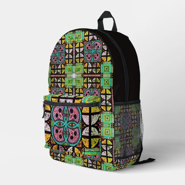 "Todespiel" Bedruckter Rucksack (Rückseitige Ecke Rechts)