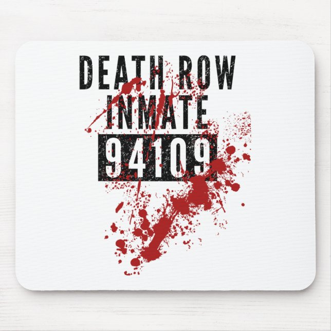 Todesroh Insasse 94109 blutiges Kostüm zu Hallowee Mousepad (Vorne)