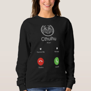 Todesruf des Cthulhu-Monsters Mythos Goth Cthulhu Sweatshirt
