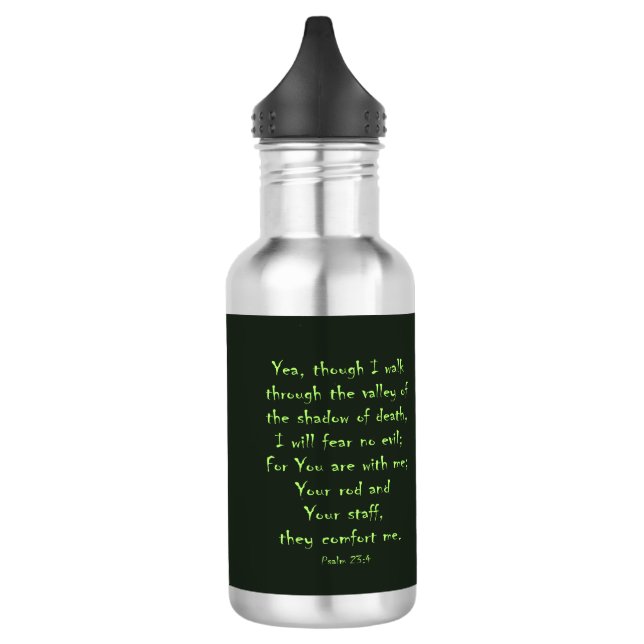 Todesschatten — Schädel Edelstahlflasche (Links)