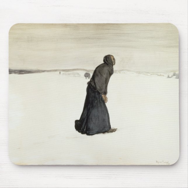 Todesspaziergang (von Magnus Enckell) Mousepad (Vorne)