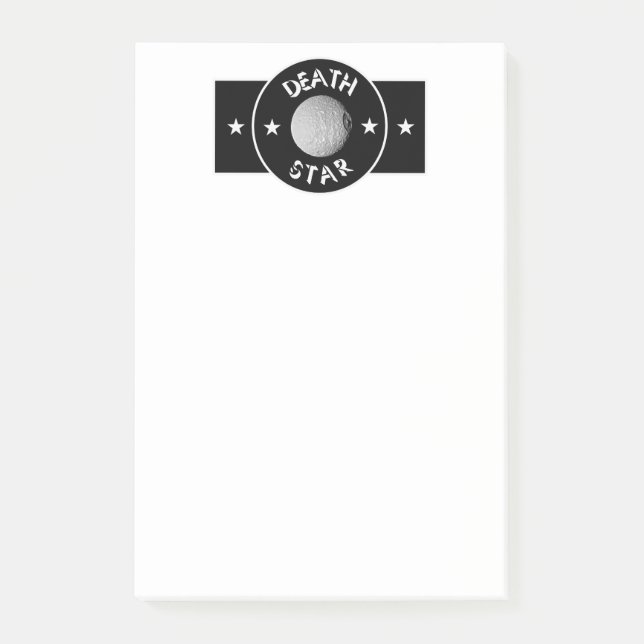 Todesstar Post-it Klebezettel (Vorderseite)